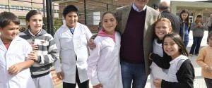 Bordet inauguró este lunes en Enrique Carbó, en el departamento Gualeguaychú, el nuevo edificio para la escuela secundaria Nº 4, Genoveva Gómez,
