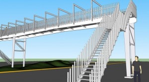 Licitarán el puente peatonal entre Cerrito y Moreno