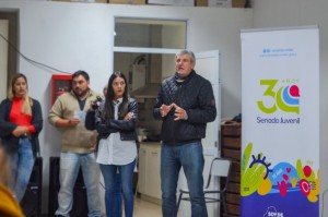 Kloss acompañó la jornada en Hasenkamp