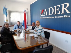 Reunión con el Rector de la UADER