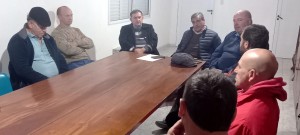 Palacios participó de la reunión organizativa