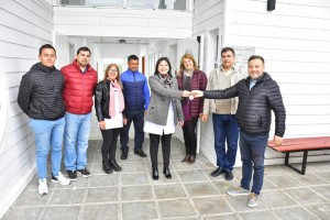 Entrega de la llave del jardin de infantes en Piedras Blancas