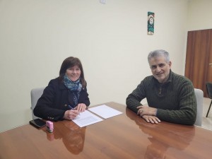 Landra firmó convenio para capacitar en oficios