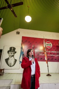 Lucia homenajeó a su padre