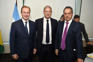 Scioli acompaña a Bordet