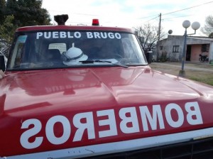 Identifican a la unidad móvil de Bomberos Voluntarios de Brugo