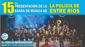 La banda de Música de la Policía actuará en Tabossi