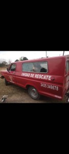 La unidad móvil en pleno funcionamiento