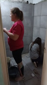 Mujeres albañiles en María Grande