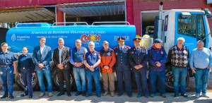 Entrega de un camión para el municipio de Colón