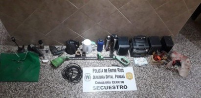 Recuperaron los elementos robados