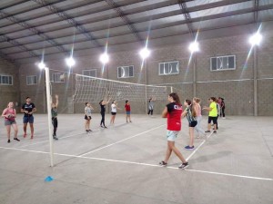 Inauguran el Playón Deportivo en Tabossi