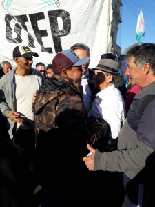 El concejal de Curtiembre junto a Bahl