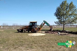 Nuevo pozo de agua en Viale