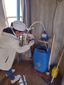 Análisis del agua en Tabossi