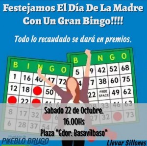 Bingo por el día de la Madre en Brugo
