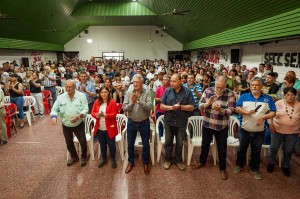 Al conmemorar los 39 años de la recuperación del sistema democrático.