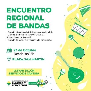 Encuentro de bandas en Viale