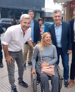 Hildermann acompañó a Macri en Paraná