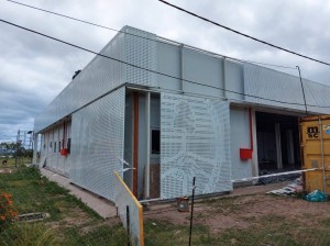 Avances en el hospital modular de Santa Elena