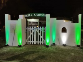 El pórtico es un emblema por los 100 años de Unión  Agrarios Cerrito