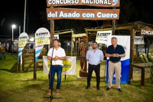 Se inició la fiesta del asado con cuero en Viale