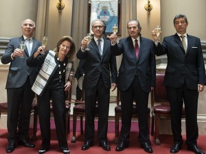 Lorenzetti; Highton; Rosenkrantz; Maqueda y Rosatti. La Corte Suprema de 2018 que avaló la constitucionaldiad de la ley de lemas.