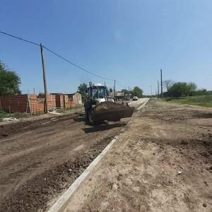 Mejora de calles en barrio Hipódromo