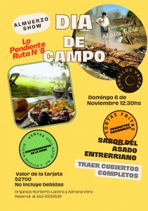 "Dia de Campo" en zona de Cerrito