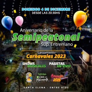 Lanzamiento de los carnavales en Santa Elena