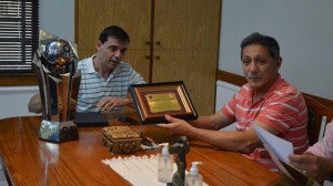 Tomassi recibió al presidente de Patronato