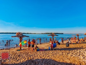 Comenzó la temporada de playa en Santa Elena