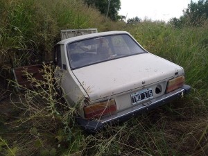 Un Renault 12 fue el vehículo que protagonizó el accidente