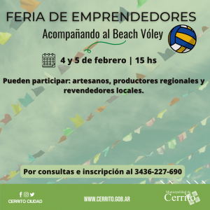 Feria de emprendedores.