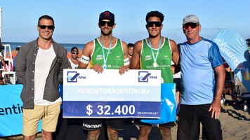 Azaad se coronó campeón del Circuito Argentino de Beach Vóley en la etapa 3.