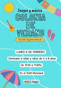 Colonia de Verano en Pueblo Brugo