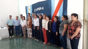 Autoridades participaron de la asunción de Minchiotti