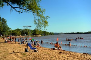 Las playas fueron muy visitadas en Entre Ríos