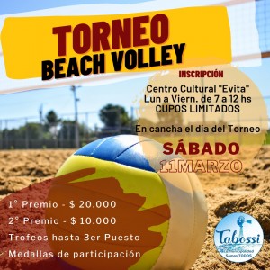 Beach Volley en Tabossi