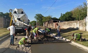 El intendente supervisó las obras