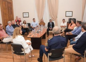 Reunión por seguridad en Viale y Hasenkamp