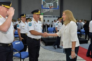 El cerritense recibió el saludo de la Ministra de Gobierno