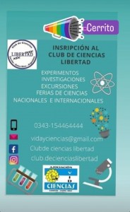 Abre la inscripción el Club de Ciencias Libertad