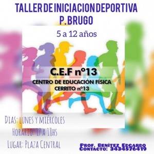 Iniciación deportiva en Pueblo Brugo