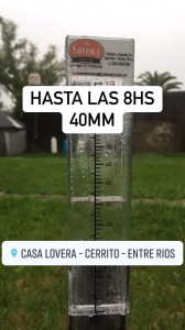 La lluvia en Cerrito