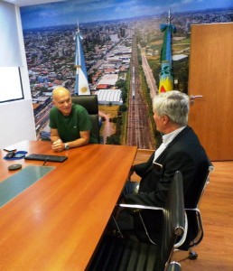 Etchevehere se reunió con el intendente de Lanús
