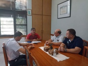 Palacios recibió a referentes del IOSPER Cerrito