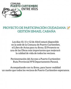 Proyecto para Puerto Curtiembre