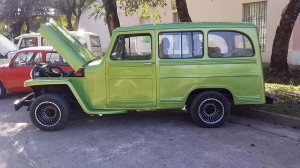 Exposición de autos clásicos.